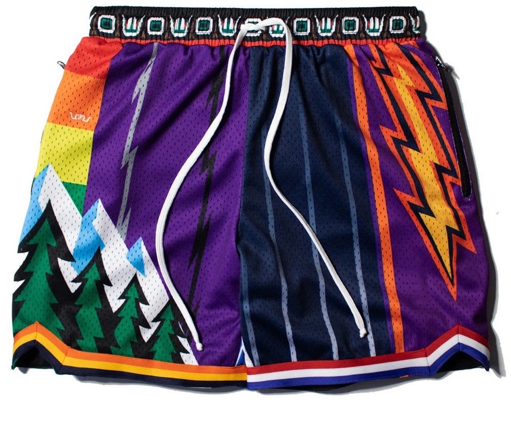 Classic Printed Blank Moo Shiny Breathable Above The Knee Customizable Men's Embroidery Basketball Shorts With Pockets