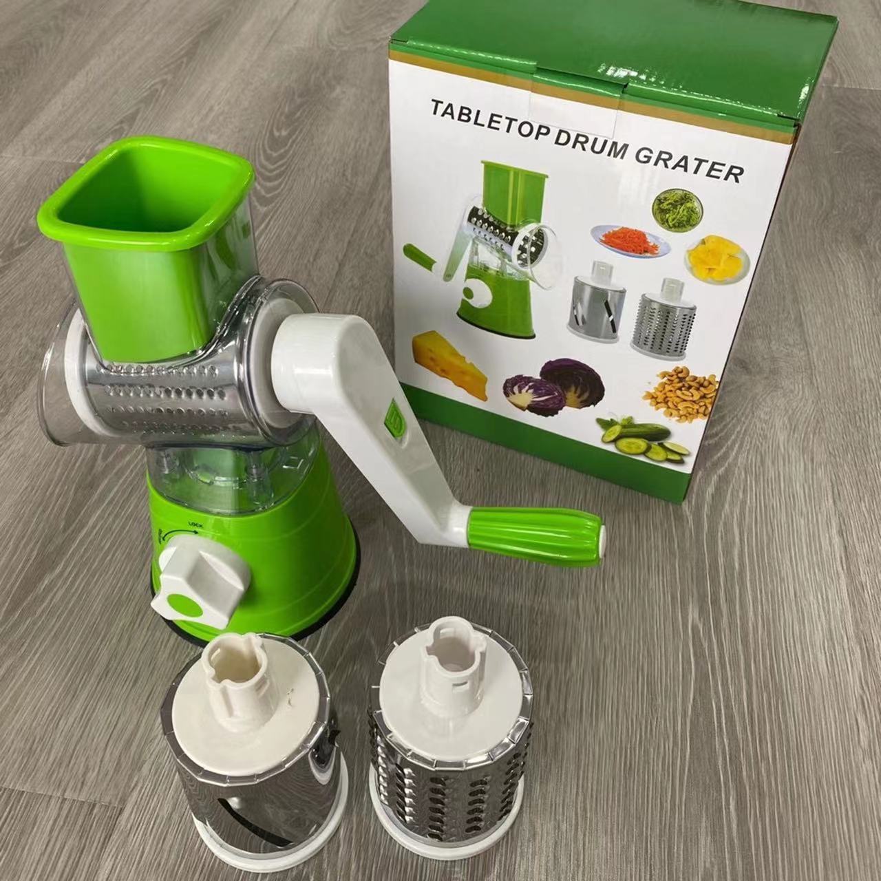 LBB Consolidation Kitchen Grater Stainless Steel Manual Slicer Vegetable Shredder Cutter Chopper Nuts Grinder Vegetable Slicer