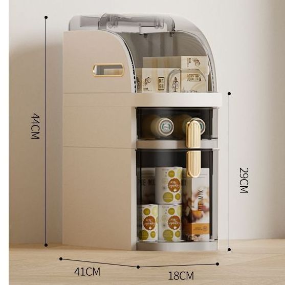 LBB Dropshipping 18cm Storage Cabinet Drawer Multi Narrow Storage Cabinet Shelf For Kitchen Bathroom