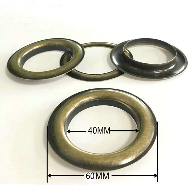 wholesale Metal Curtain Ring Iron Stainless steel curtain metal eyelet 60mm