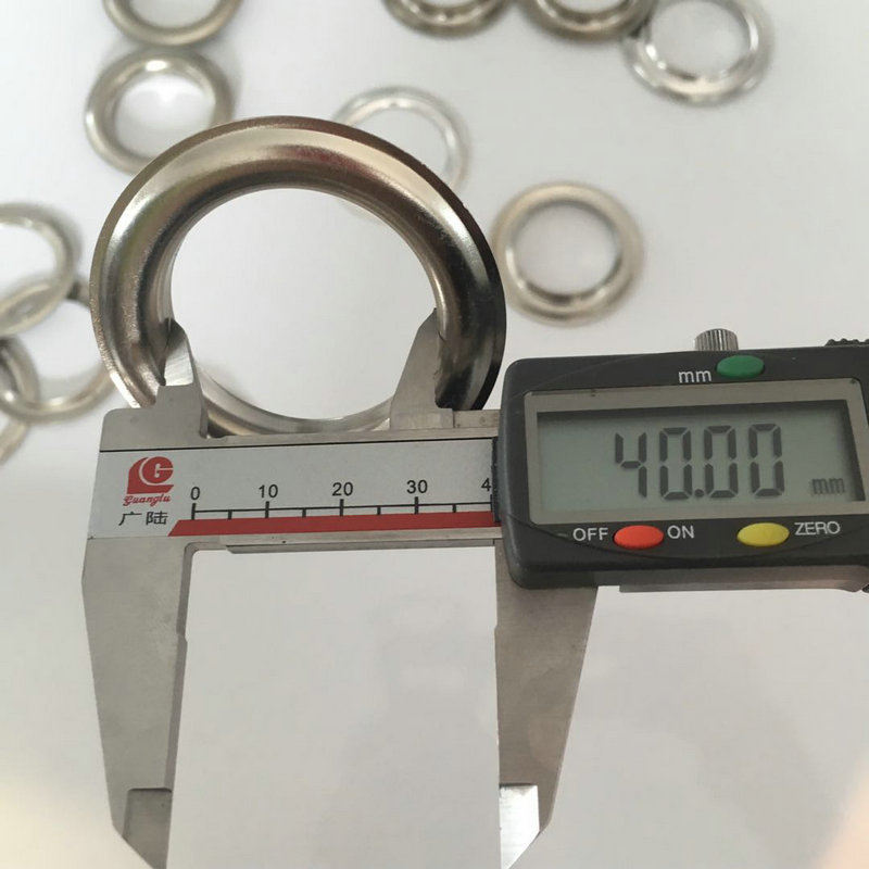 wholesale Metal Curtain Ring Iron Stainless steel curtain metal eyelet 60mm