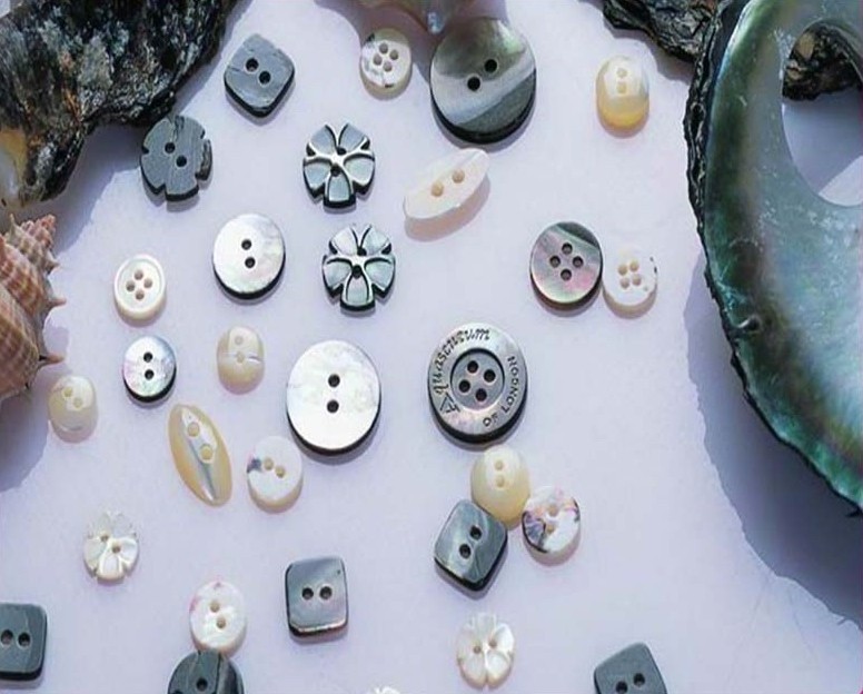 Wholesale Natural agoya shell button 2 holes for shirt,Round natural abalone 4 hole with thin side shell buttons