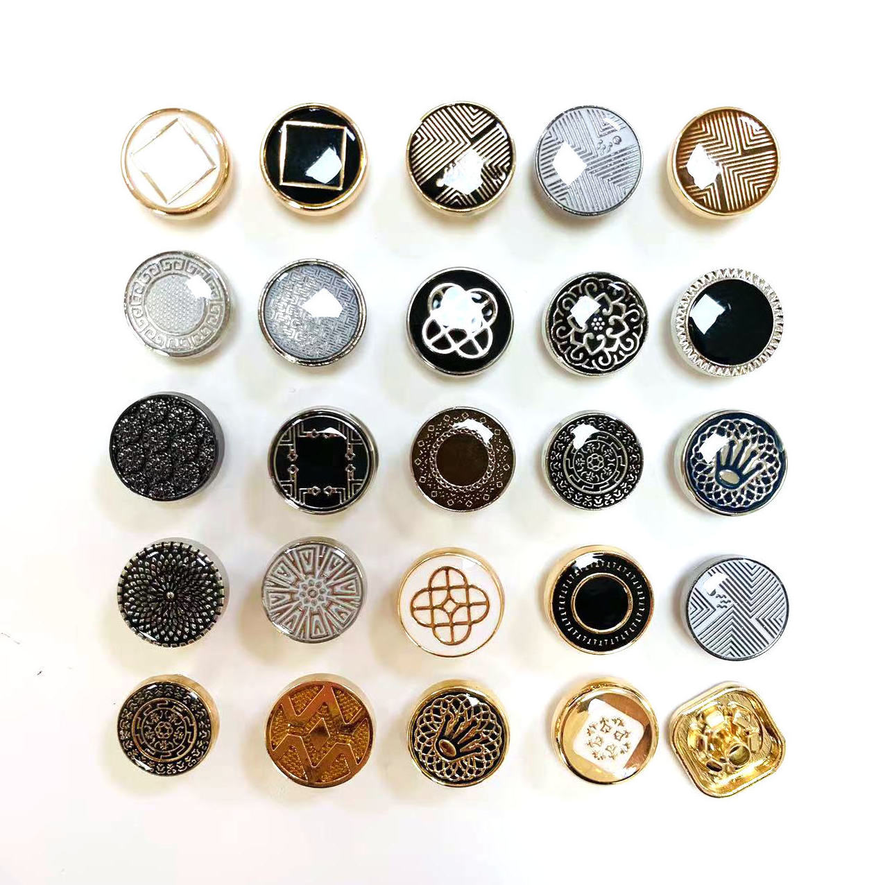 High quality Custom snap button cap gun metal snap buttons 4 parts clothing buttons