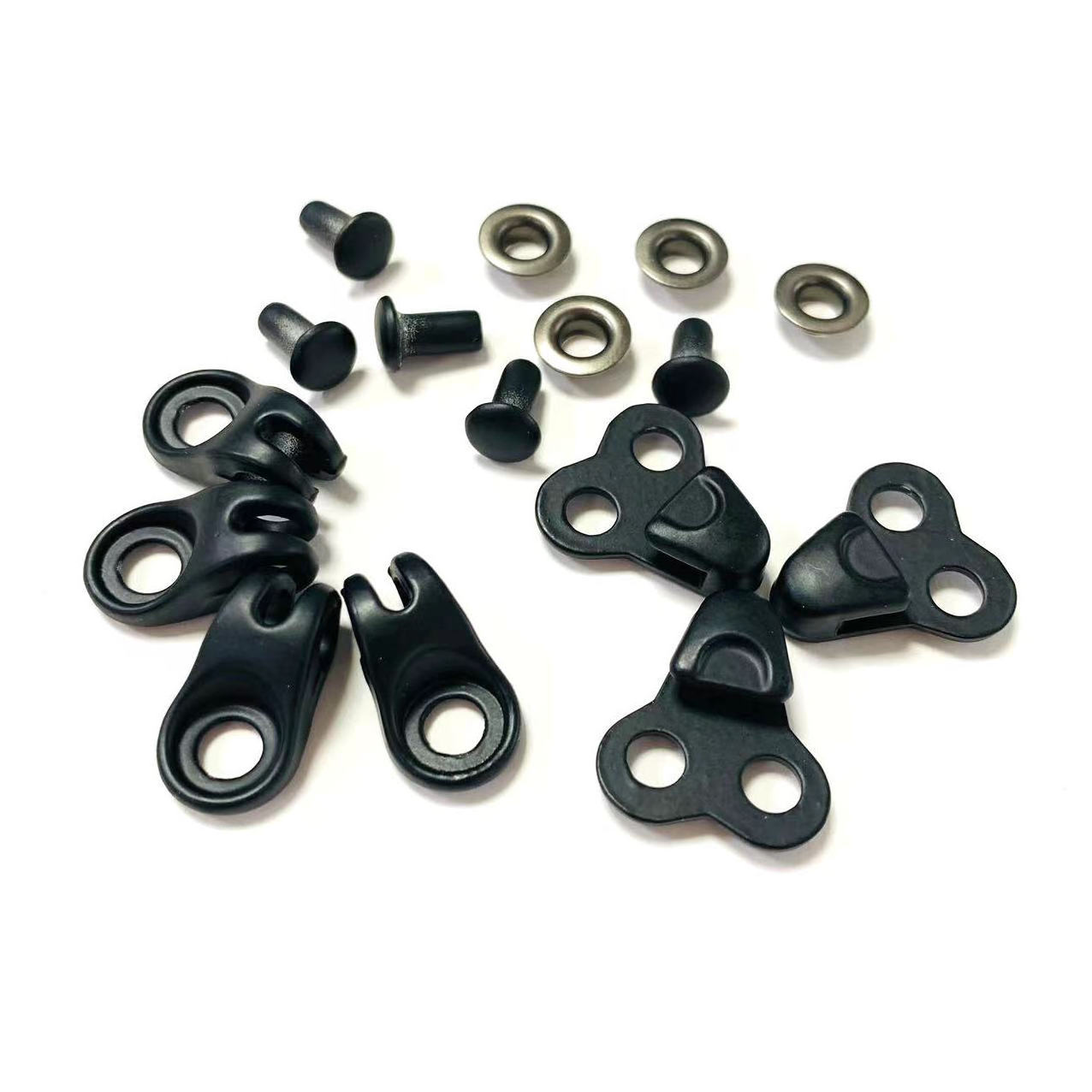 Wholesale shoe accessory metal buckle shoe hooks and loop for climbing boots