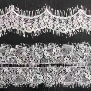 Wholesale swiss voile lace high quality eyelash Lace