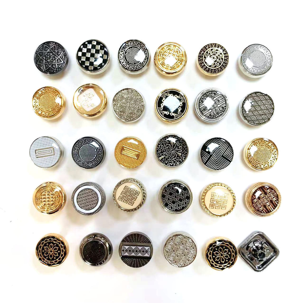 High quality Custom snap button cap gun metal snap buttons 4 parts clothing buttons