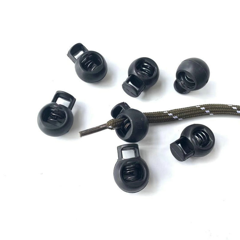 wholesale garment accessory cheap price plastic cord end lock spring stoppers for clothing