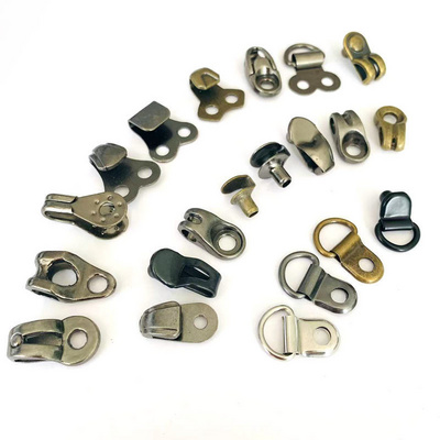 Wholesale shoe accessory metal buckle shoe hooks and loop for climbing boots