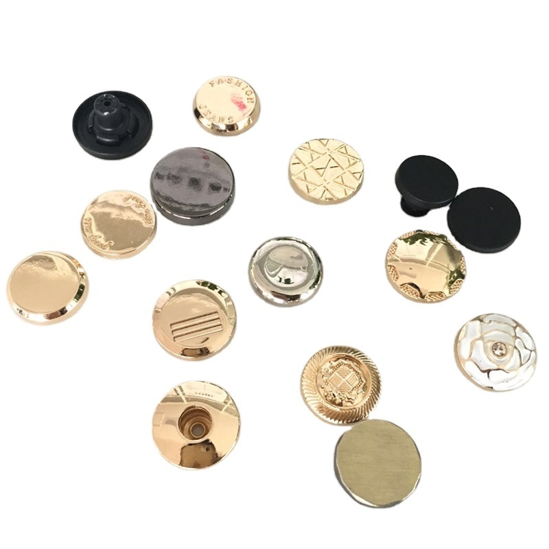 Wholesale High quality Zinc alloy jeans button zamac jeans metal button