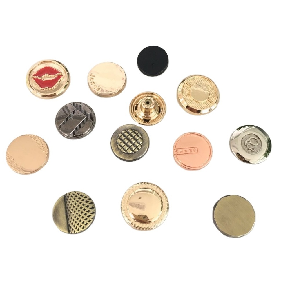 Wholesale High quality Zinc alloy jeans button zamac jeans metal button