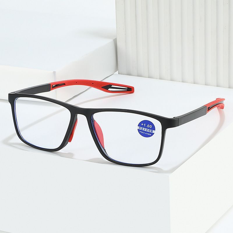 Lbashades 822 unisex reading glasses anti blue light fashionable TR90 sports frame optical frame reading glasses