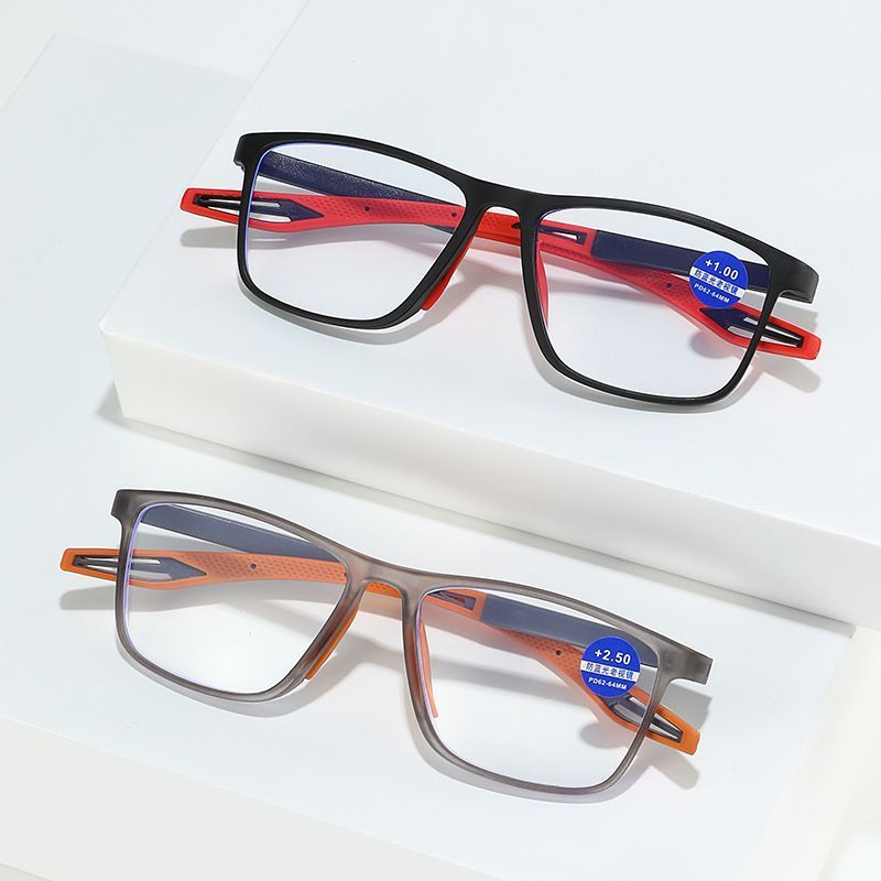 Lbashades 822 unisex reading glasses anti blue light fashionable TR90 sports frame optical frame reading glasses