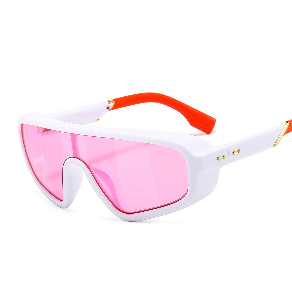 Lbashades Fashion Shield Visor  Sunglasses Women Men Oversized Sun Glasses One Piece Big Frame  Shades Sport UV400