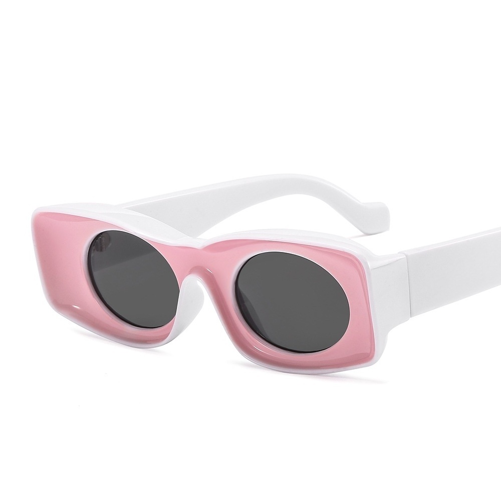 LBASHADES Stylish Candy Color Women Shades Pc Frames  Party Sun Glasses Sunglasses 2022 Female Retro Hip Hop Shades Pink