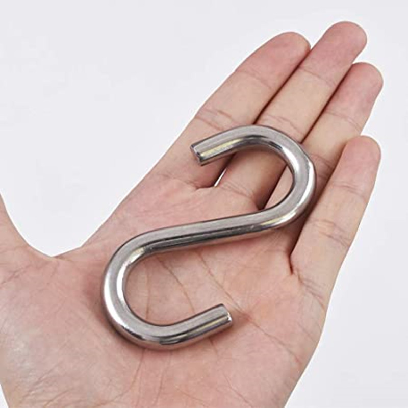 Factory M3-M10 Heavy Duty S Hook Stainless Steel S Shaped Hook for Hanging