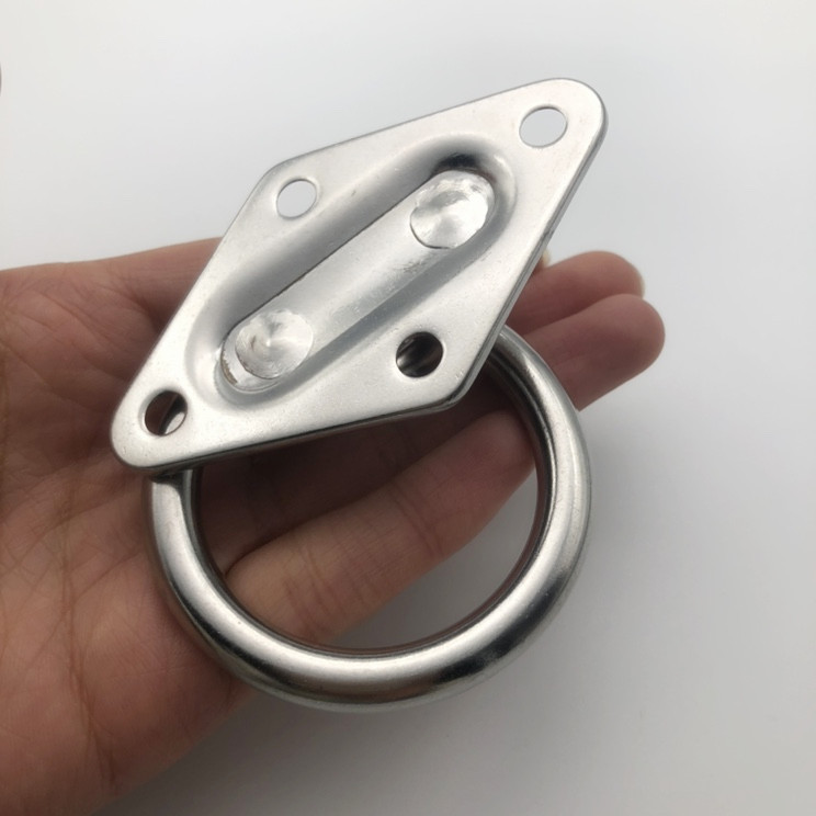 Hardware Fitting Staple Hooks Pad Eye Plate Stainless Steel and Carabiner Hooks Ceiling hooks