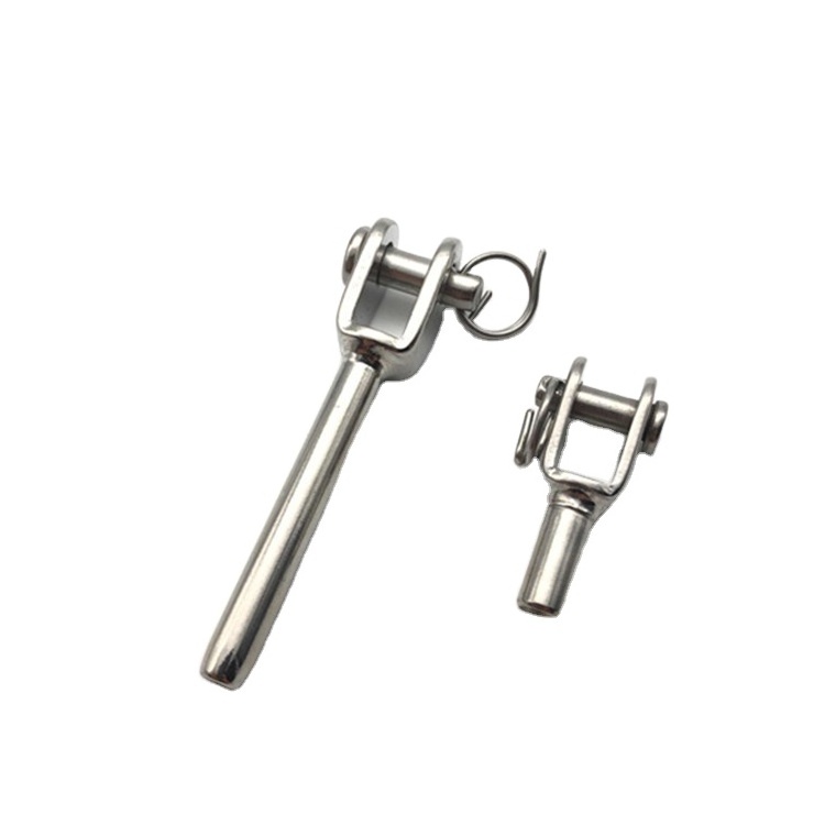 Factory Hardware 316 Stainless Steel Swage Terminal with Toggle Fork Terminal Wire Rope Fitting