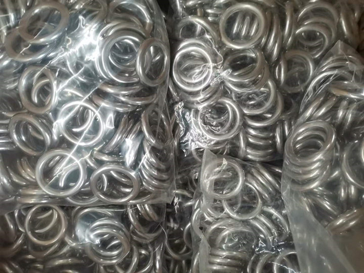 Factory Custom Size Metal Ring for Dog Bag Seamless Welding Round Ring Stainless Steel O Rings