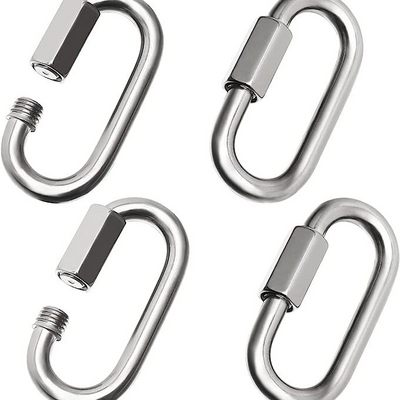 M6 Stainless Steel Quick Link Chain Connection Link Chain Connector For Outdoor