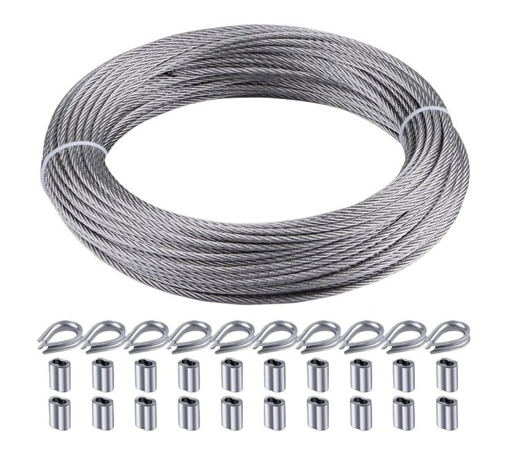 Factory Stainless Steel Cable Wire Rope Rigging Hardware Thimble Rope Sleeve Cable Ferrule