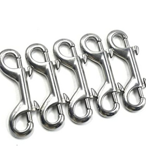 Scuba Diving Accessories Top Quality 65-115mm Stainless Steel Double End Bolt Snap Hook Carabiner Clip