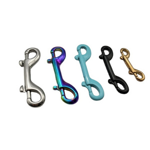 Heavy Duty Colorful Clip Carabiner Stainless Steel Double Ended Hook Bolt Snap Hook