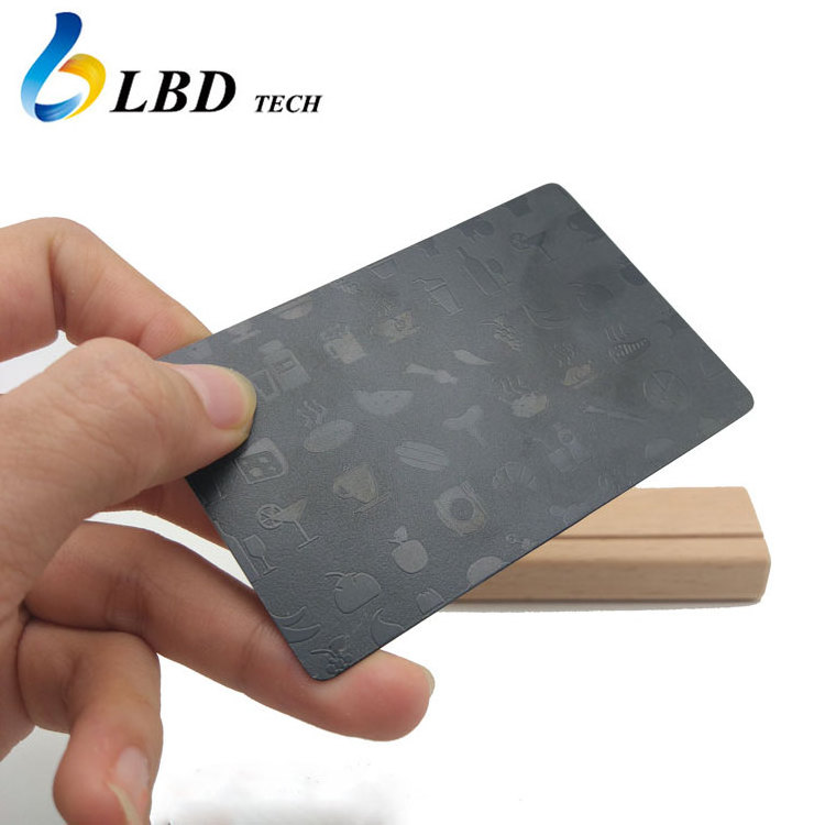 2019 Clear UV Spot  Printing RFID plastic Loyalty card