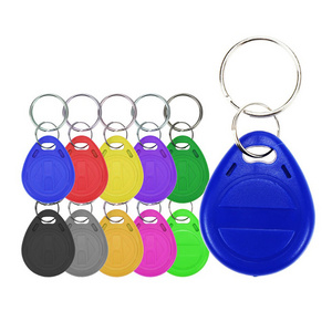 LBD Waterproof Rewritable Blank Rfid Key Fob/ Key Tag TK4100 Keychain for Door Access Control Multiple Keys