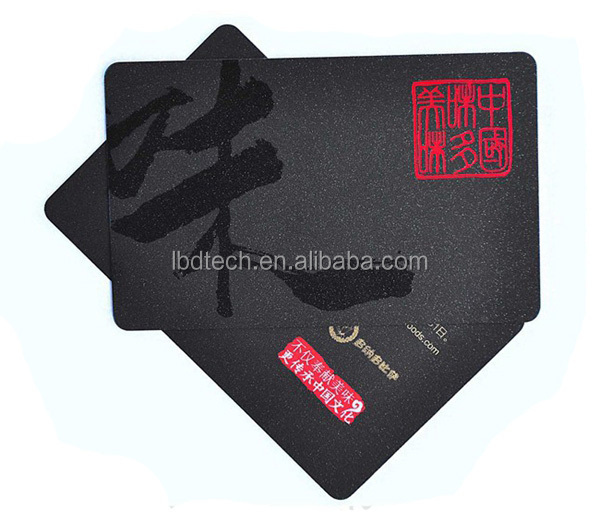 2019 Clear UV Spot  Printing RFID plastic Loyalty card