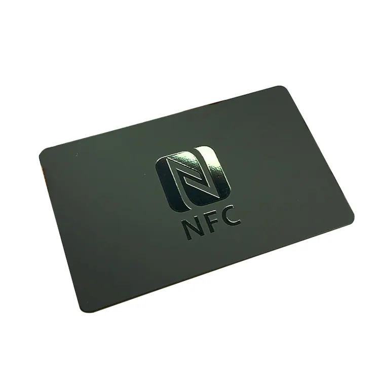 Contactless Full Color Printing RFID NFC Blank /Black Matt Printable Business Card