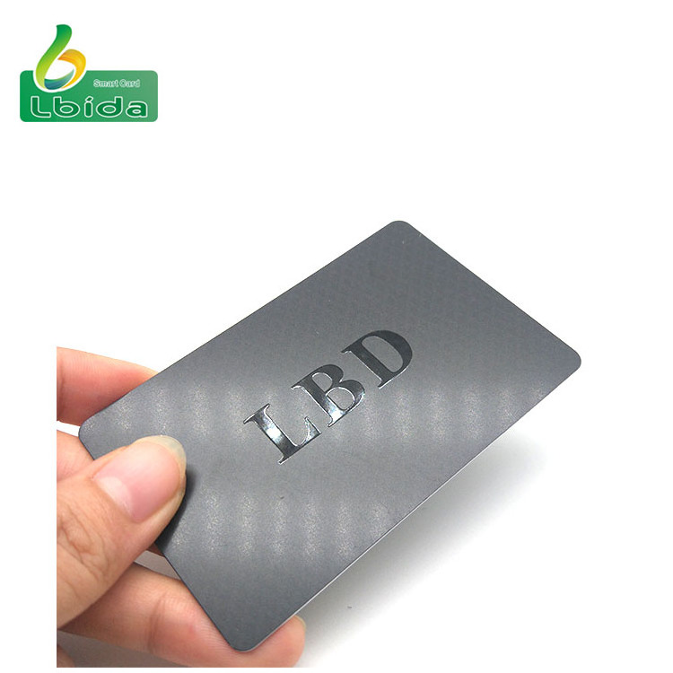 2019 Clear UV Spot  Printing RFID plastic Loyalty card