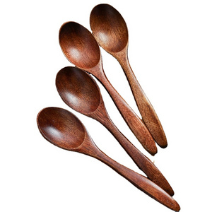 wooden sample spoon ice cream customized soup yogurt feeding custom  wood honey door and spoon