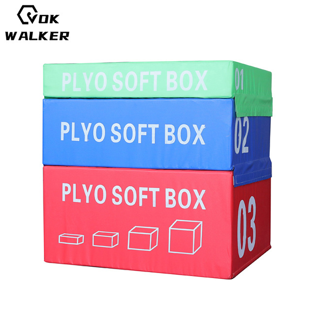 Soft Foam Plyometric Box Gym Fitness Jump Boxes Fitness Equipment Soft Plyo Jump Box for Soft Jump Training