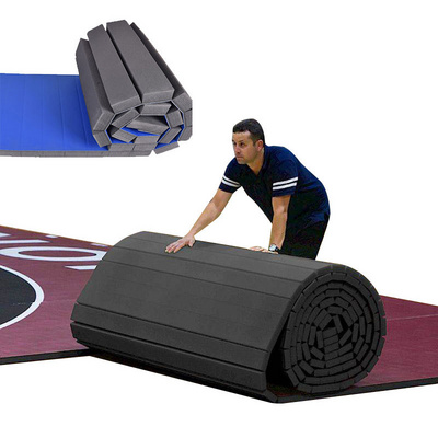 Cheap Used Unisex Roll-Up PVC Wrestling Mat 2cm Thick XPE Judo Jiu-Jitsu Karate BJJ MMA Kendo Tatami Other Martial Arts Styles