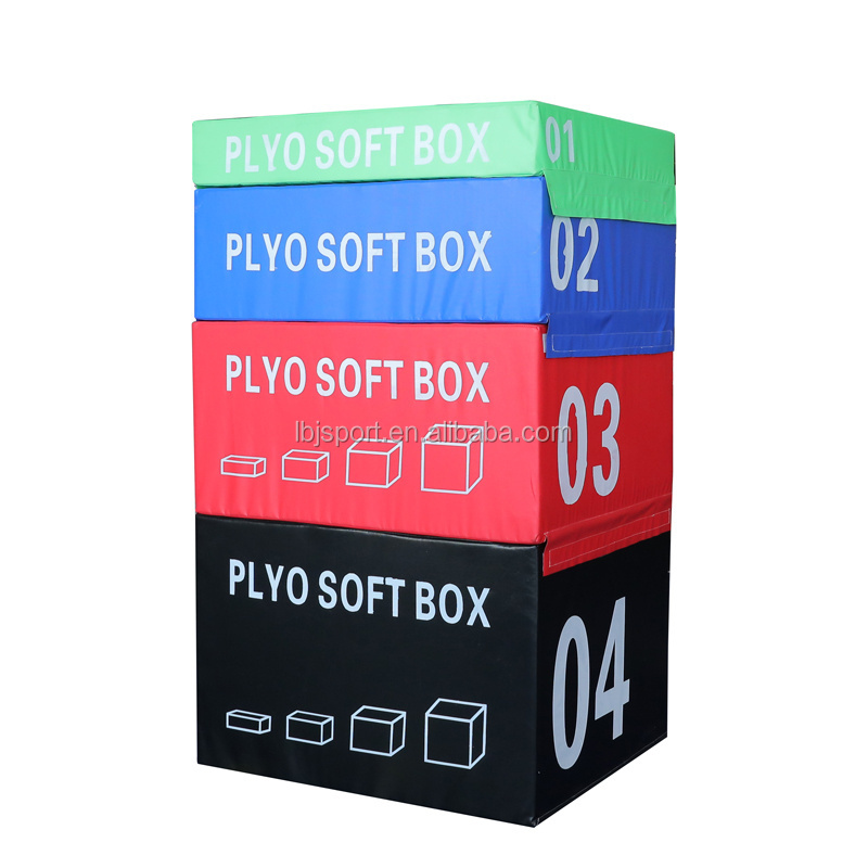 Soft Foam Plyometric Box Gym Fitness Jump Boxes Fitness Equipment Soft Plyo Jump Box for Soft Jump Training