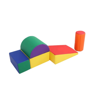 Set 5 Large Jumbo Foam Blocks Indoor Play Toddler Soft Play Climbing Gym Kids' Climbing Crawl Play Baby Building Blocks Foam