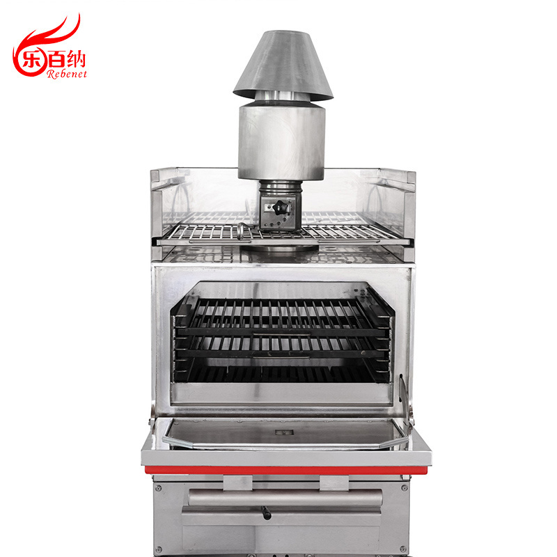 Kitchen Equipment Commercial Charcoal Broiler Grill Oven With/Without Cabinet for Restaurant