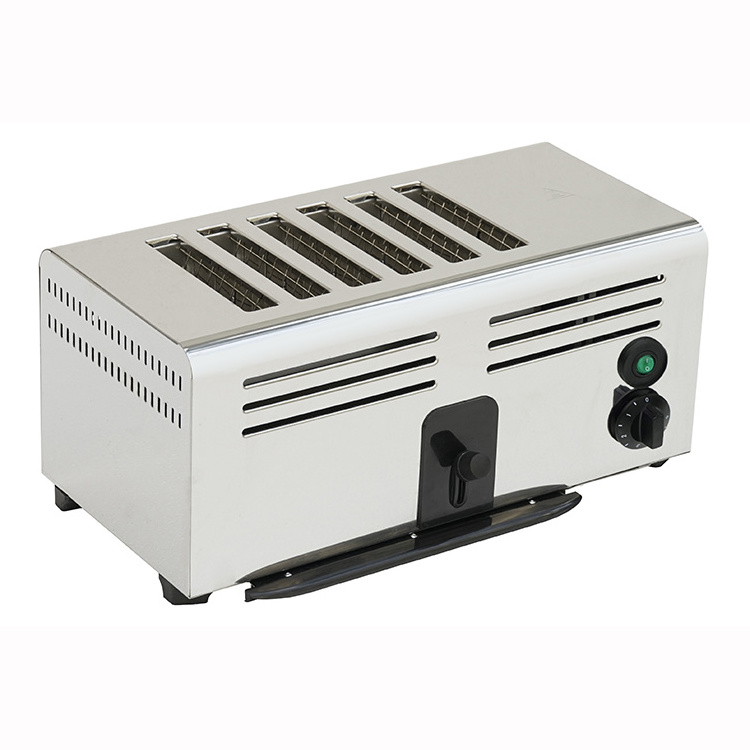 Commercial Stainless steel 4 Slice Slot Bread Toaster With Timer