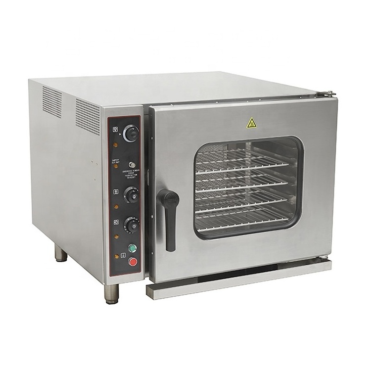 6 Trays Electric Boilerless Combi Steamer with GN 1/1 Rack Commercial Combi Oven