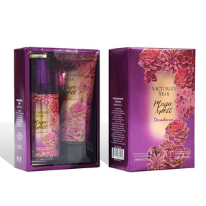 Mini perfume gift set  88ML body mist +88MLl body lotion High Quality  Deodorant SG0100