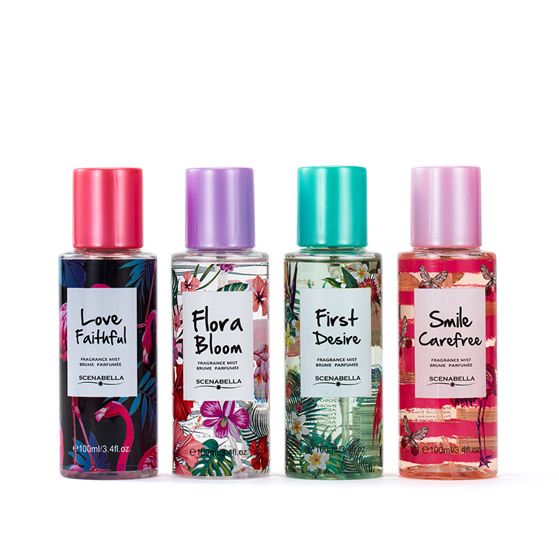 100ml africa body spray Flora Bloom Manufacturing refreshing body spray fragrance body shimmer mist