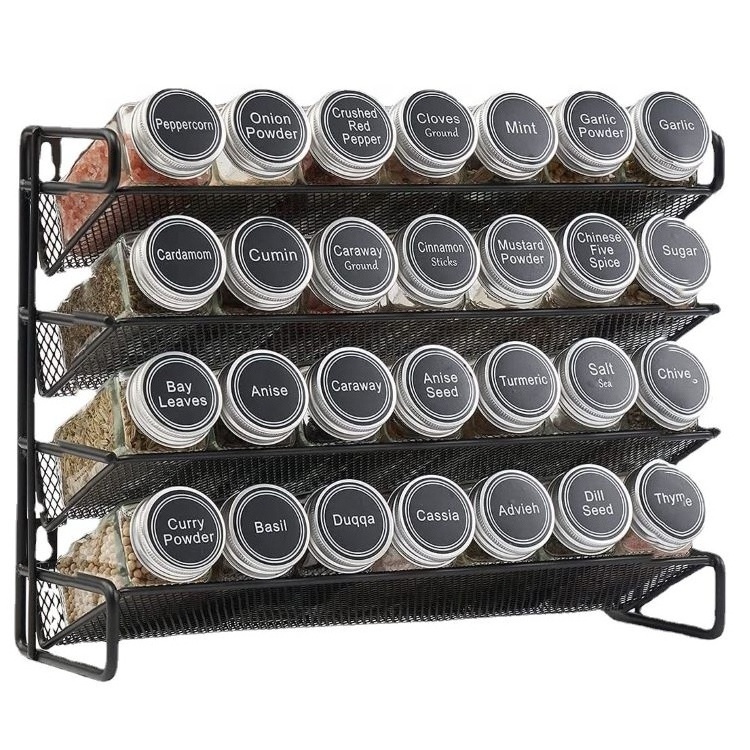 Cabinet Storage Spice Organizer Display Shelf for Countertop Spice Rack Organizer Kitchen