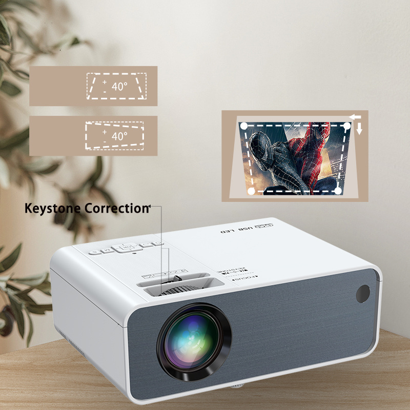 Full HD 1080P Smart Android Wifi LCD Video Laser Projector HiFi Speaker Home Theater Projectors