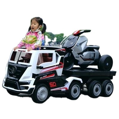 New Truck Ride on Toy Electric Children Truck and Trailer Car