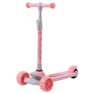 Children's scooter spray three wheel flash scooter baby's balance scooter