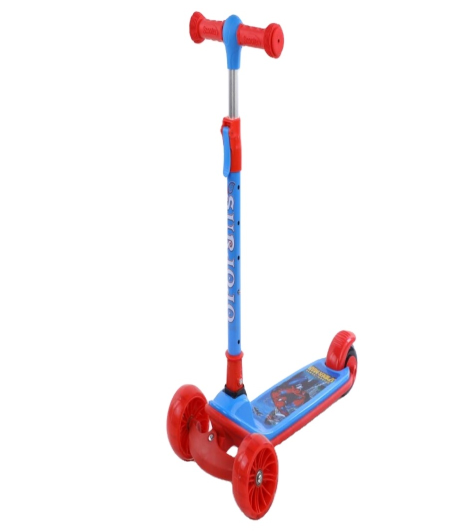 Children's scooter spray three wheel flash scooter baby's balance scooter