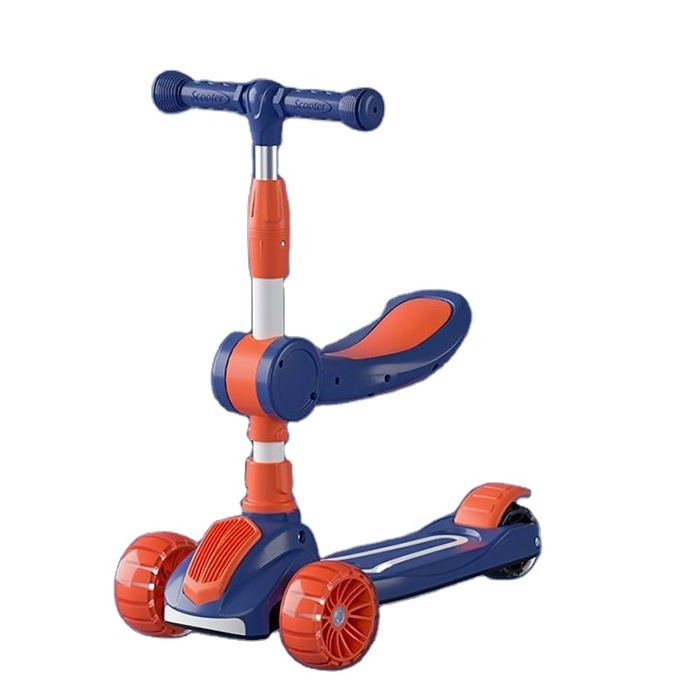 Manufacturer outdoor Ride Toy pedal bike Kids Scooter Adjustable Kick Scooter with 3 Wheels