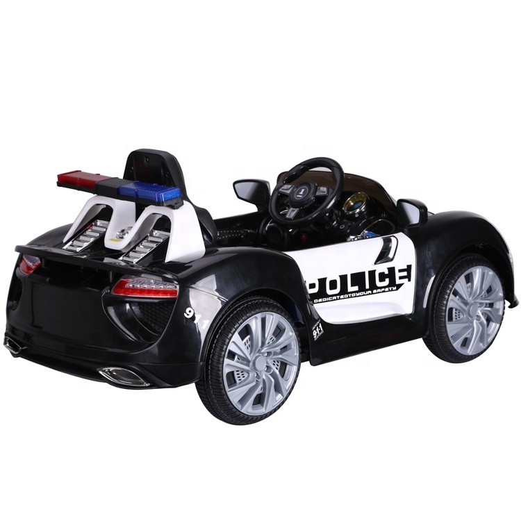 Newest Factory Price 12V Electric polic car children ride on Battery powered Vehicle For kids