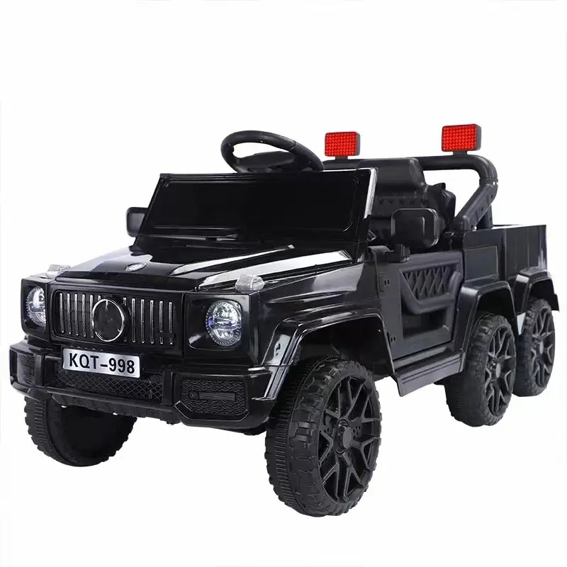 Outdoor 8 years old kids six wheels Electric Power Battery ride on car for Benz