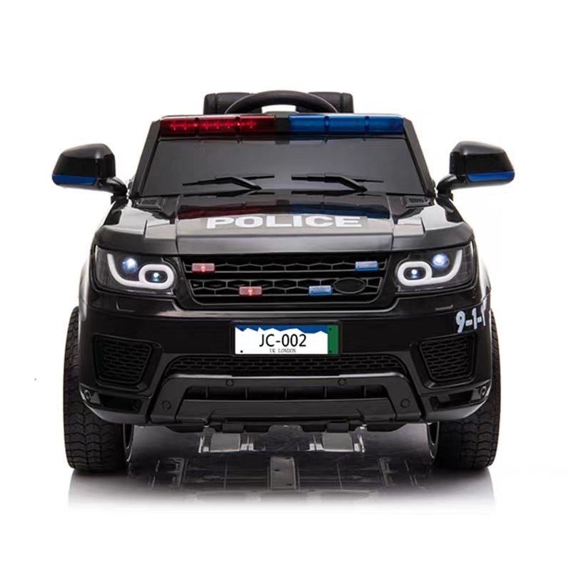 Remote Control 2 Seats Electric Baby Police Car 12V Ride On Car for Kids